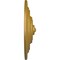 Ekena Millwork Classic Ceiling Medallion (Fits Canopies up to 4 1/8"), Hnd-Painted Pharaohs Gold, 13 1/4"OD x 1/2"P CM13CLPGS - alternate 3